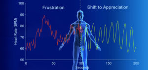 Change in HRV from Frustration to Appreciation